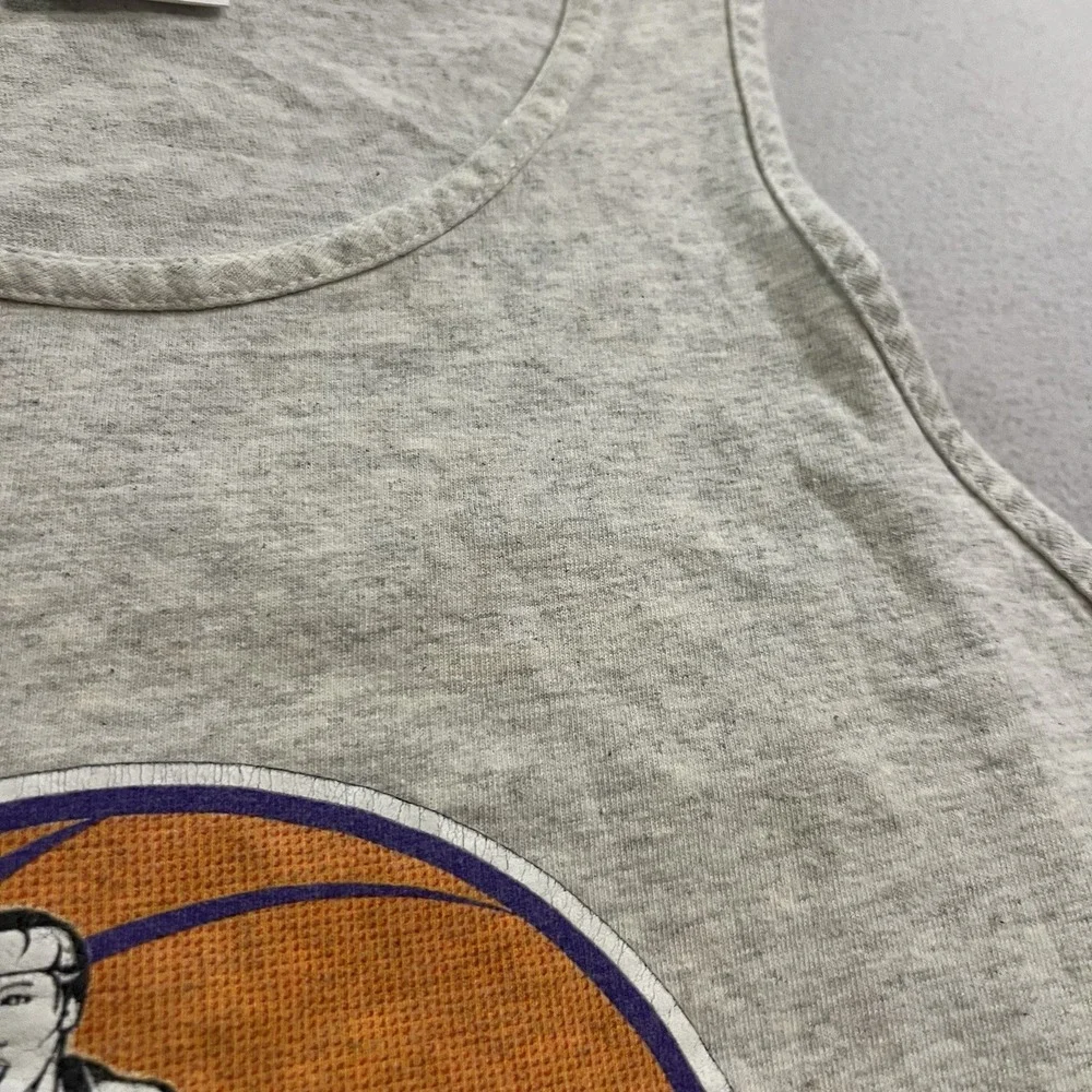 Vintage 90s Los Angeles Lakers Tank Top Shirt Men's XL Bootleg #8 Basketball